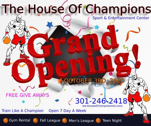 The House of Champion Sports and Entertainment Center | 11701 Prices Distillery Rd, Damascus, MD 20872, USA | Phone: (301) 246-2418