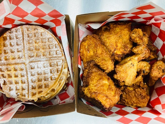 Montys Chicken & Waffles | 358 W 38th St, Los Angeles, CA 90037, USA | Phone: (323) 576-7137