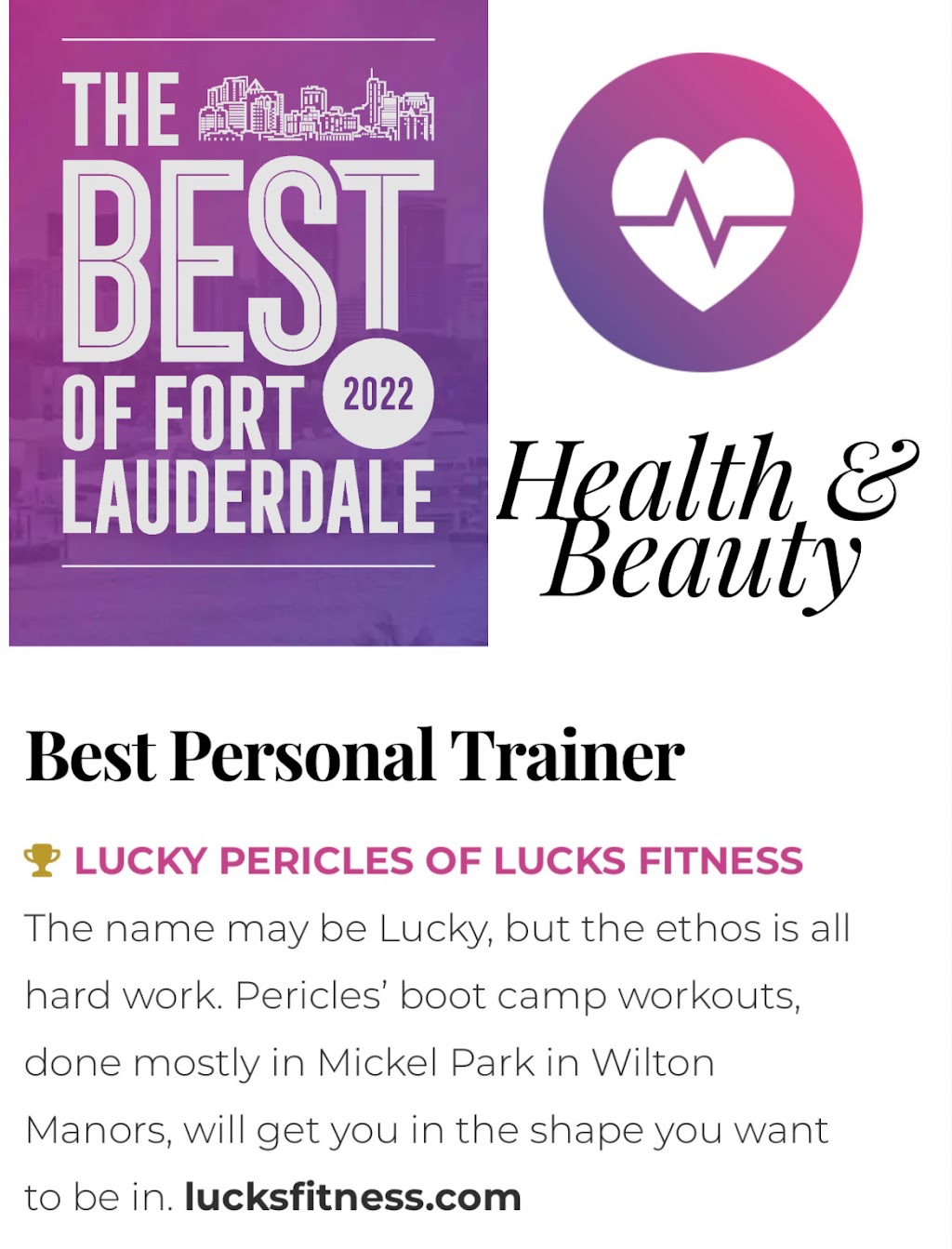 Lucks Fitness | 2675 NW 7th Ave, Wilton Manors, FL 33311, USA | Phone: (954) 931-8711