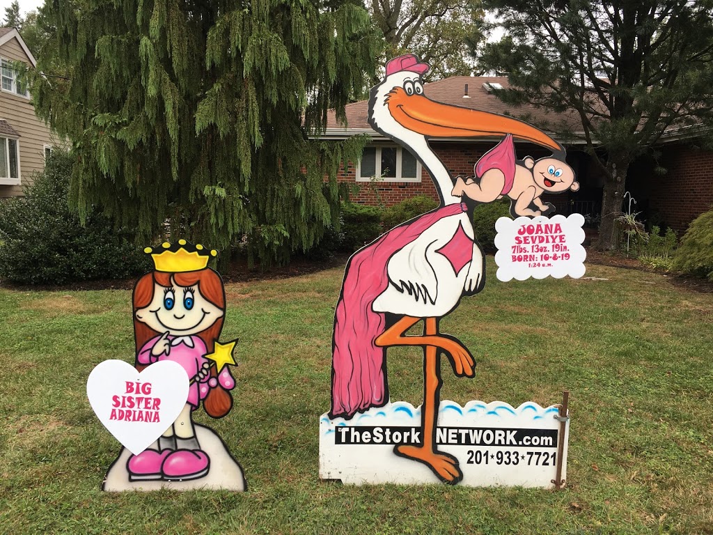 The Stork Network Sign Rentals - Birth Announcement Yard Signs | 893 Westwood Ave., River Vale, NJ 07675, USA | Phone: (201) 933-7721