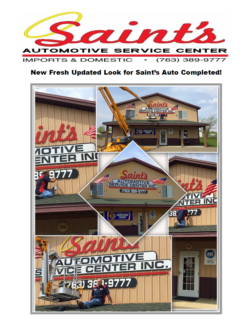 Saints Automotive Service Center | 31336 125th St, Princeton, MN 55371, USA | Phone: (763) 389-9777