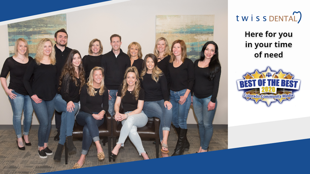 Twiss Dental | 4185 E Wildcat Reserve Pkwy #110, Highlands Ranch, CO 80126, USA | Phone: (720) 344-4375