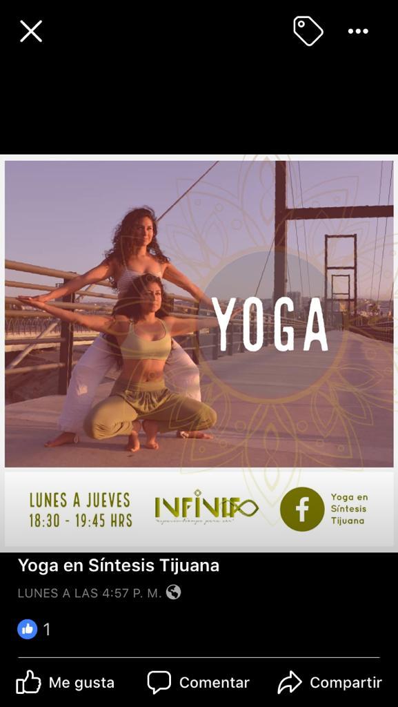 Yoga en Síntesis Tijuana INFINITO | De La Pedrera 1500, Chulavista, 22035 Tijuana, B.C., Mexico | Phone: 664 634 5943