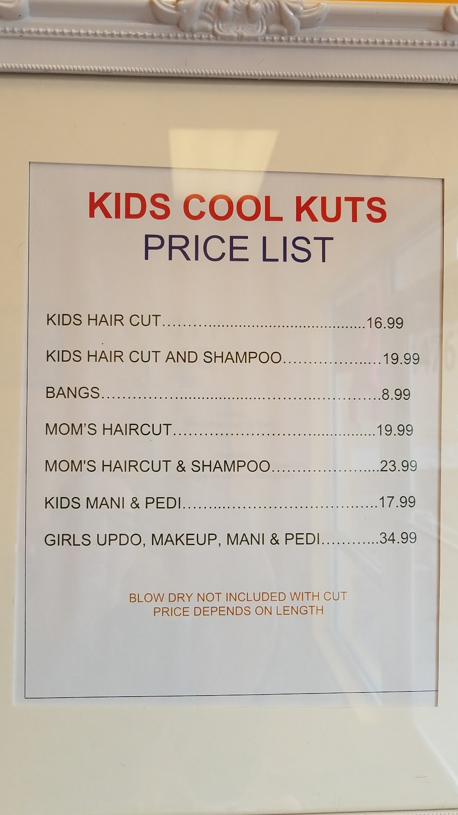 Kids Cool Kuts | 14767 SW 184th St, Miami, FL 33187, USA | Phone: (305) 254-2169