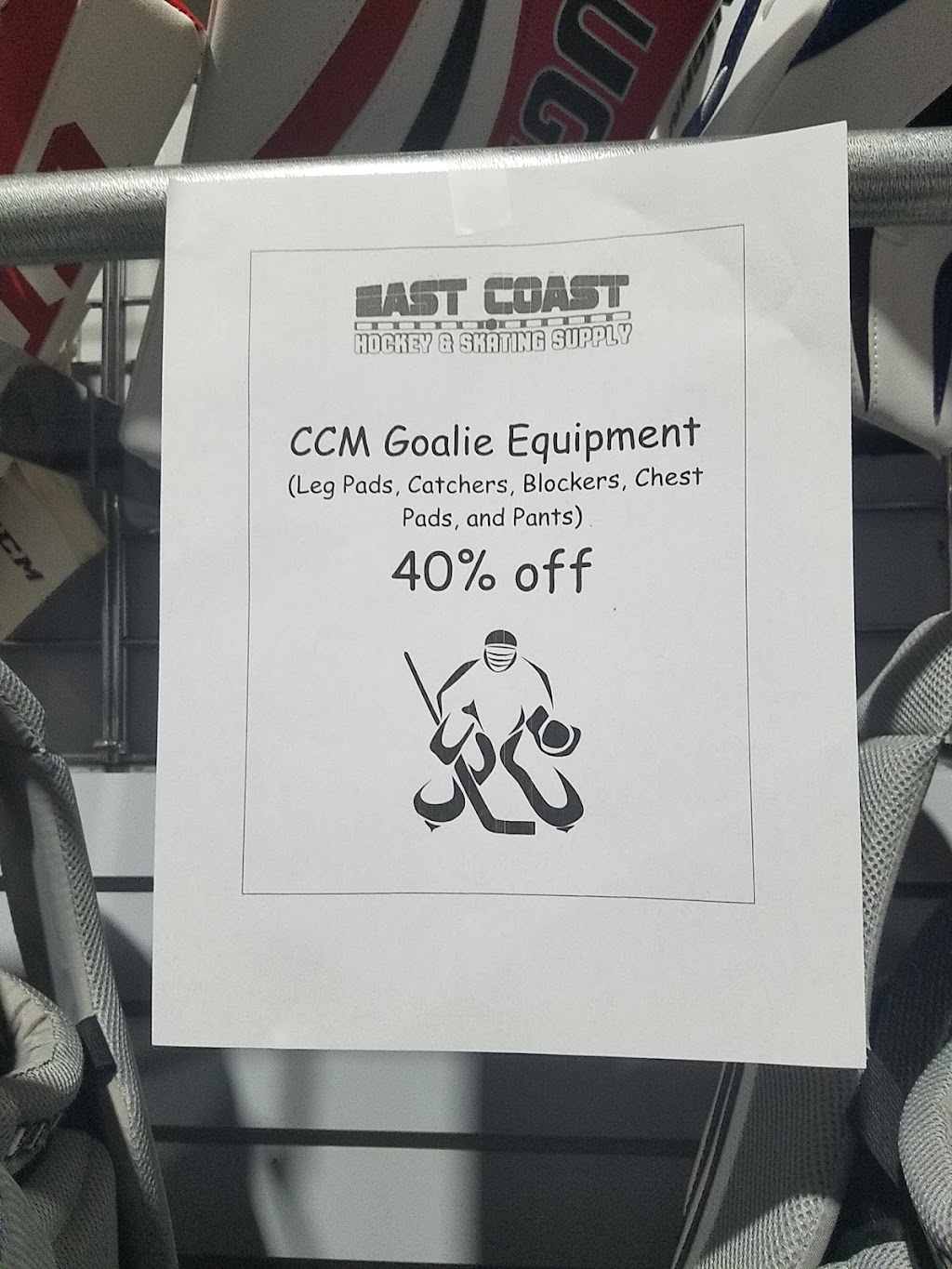 East Coast Hockey and Skating Supply | 13800 Old Gunpowder Rd, Laurel, MD 20707, USA | Phone: (301) 604-8200