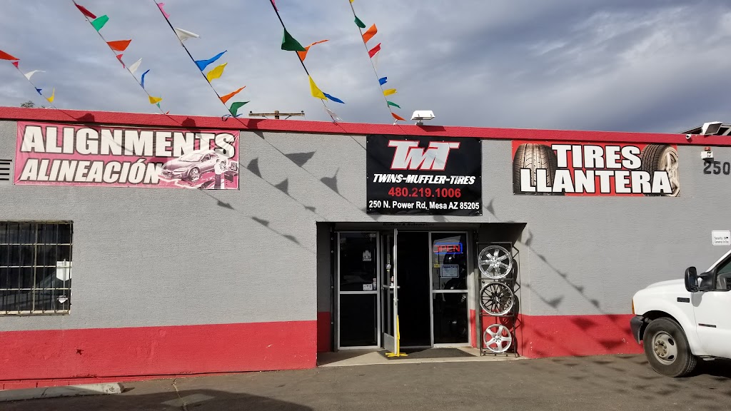 Twins Muffler & Tires, LLC | 250 N Power Rd, Mesa, AZ 85205, USA | Phone: (480) 219-1006