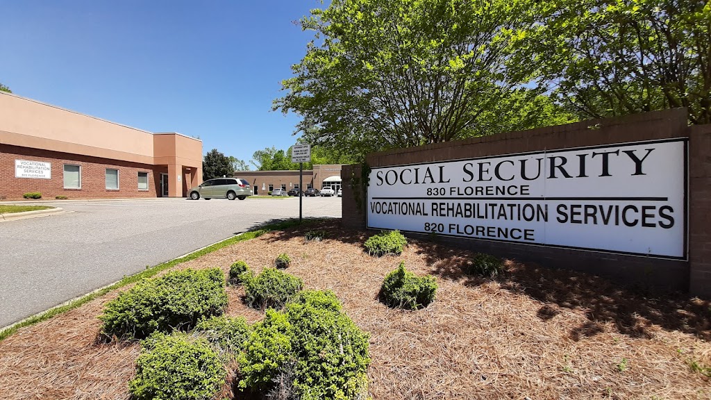 Social Security Administration | 830 Florence St NW, Concord, NC 28027, USA | Phone: (800) 772-1213