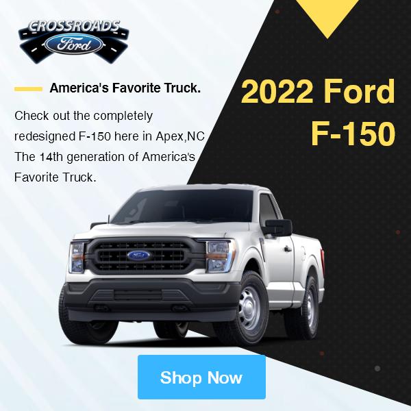 Crossroads Ford of Apex | 1501 N Salem St, Apex, NC 27502, United States | Phone: (919) 460-5600