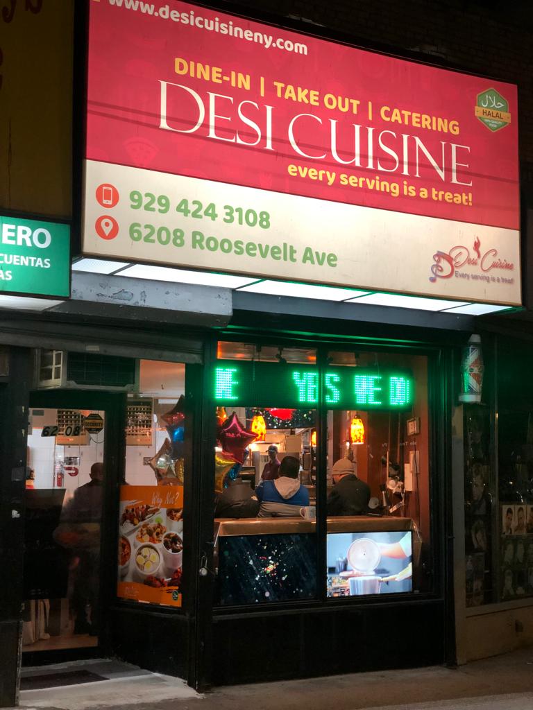 Desi Cuisine | 6208 Roosevelt Ave, Queens, NY 11377, USA | Phone: (929) 424-3108