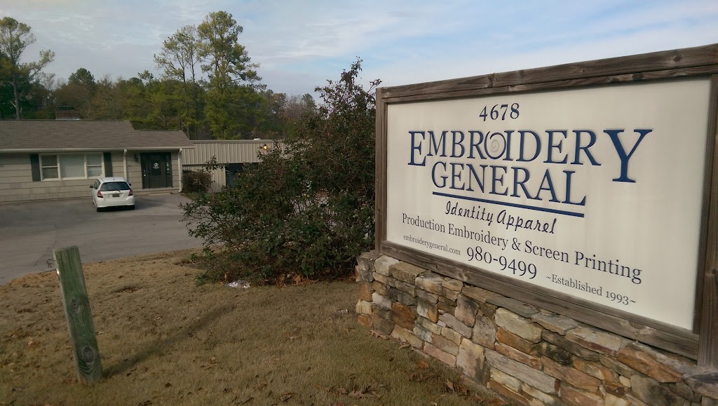 Embroidery General Inc | 4678 Valleydale Rd #200, Birmingham, AL 35242 | Phone: (205) 980-9499