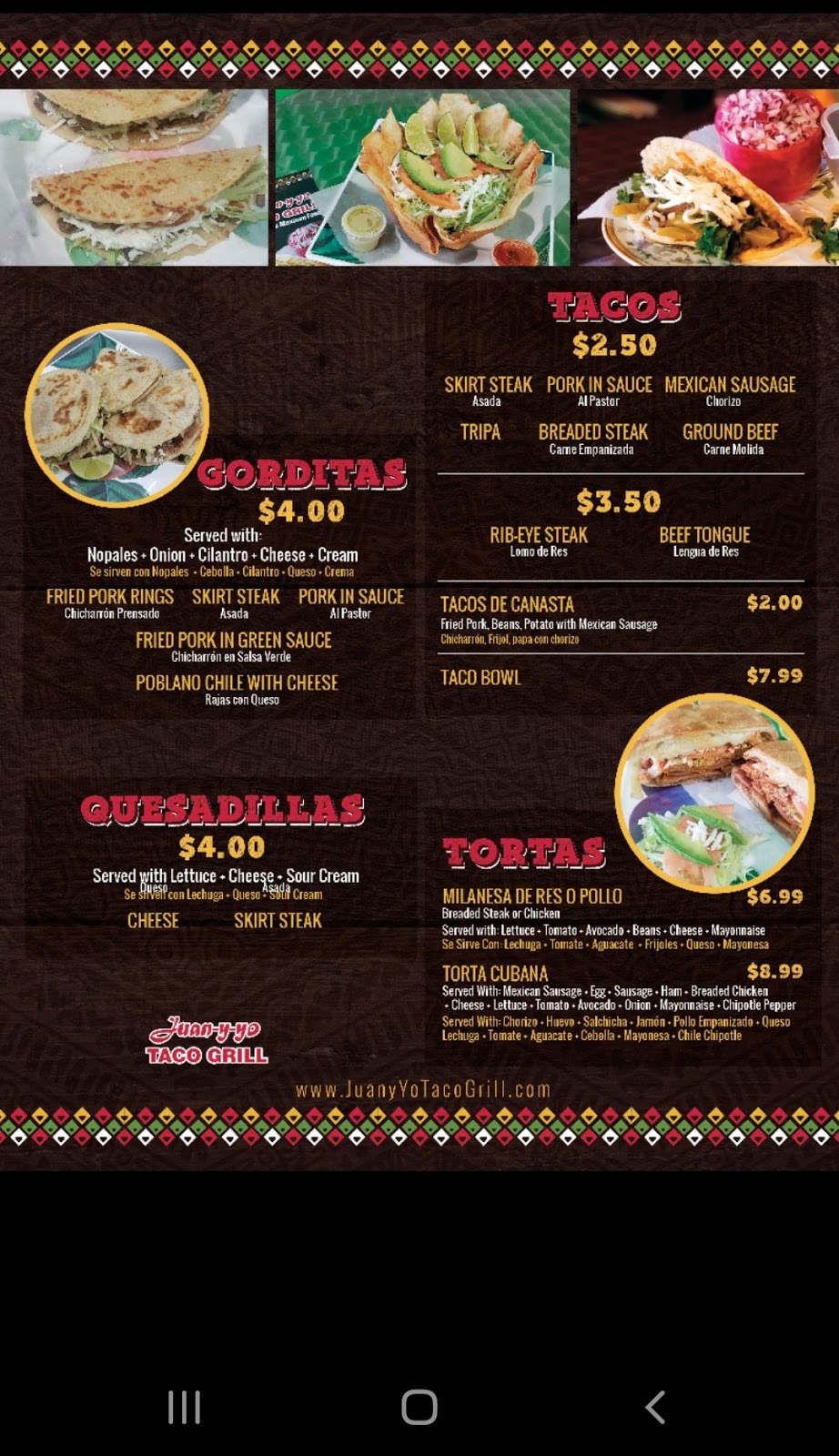 Juan y Yo Taco Grill | 364 Georgetown Square, Wood Dale, IL 60191, USA | Phone: (630) 956-2462