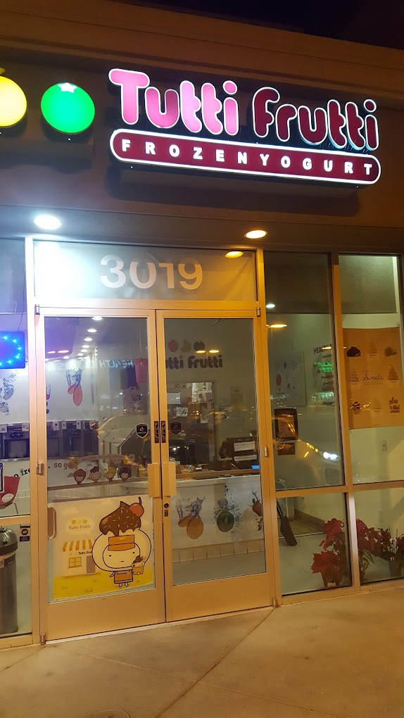 Tutti Frutti Frozen Yogurt | 3019 Meridian Ave, San Jose, CA 95124, United States | Phone: (408) 448-1705