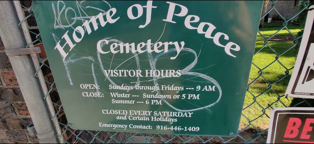Home of Peace Jewish Cemetery | 6200 Stockton Blvd, Sacramento, CA 95824, USA | Phone: (916) 446-1409
