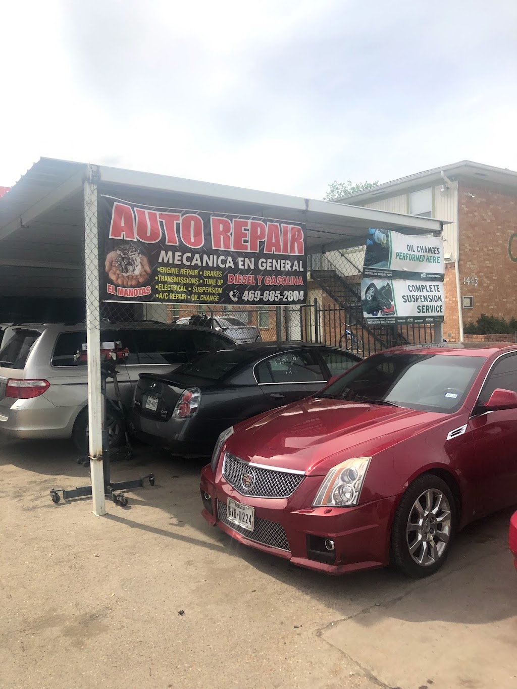 El Manotas mechanic shop | 1536 S Ewing Ave, Dallas, TX 75216, USA | Phone: (469) 685-2804