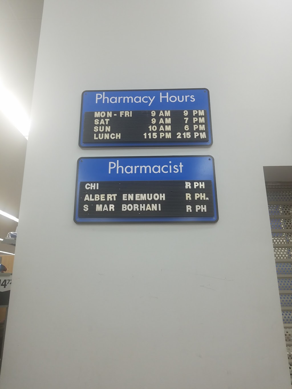 Walmart Pharmacy | 10655 Folsom Blvd, Rancho Cordova, CA 95670, USA | Phone: (916) 361-0515