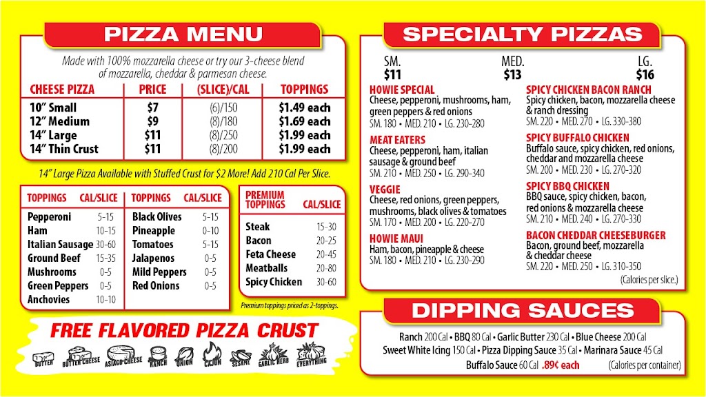 Hungry Howies Pizza | 4506 McIntosh Rd, Dover, FL 33527, USA | Phone: (813) 578-4500