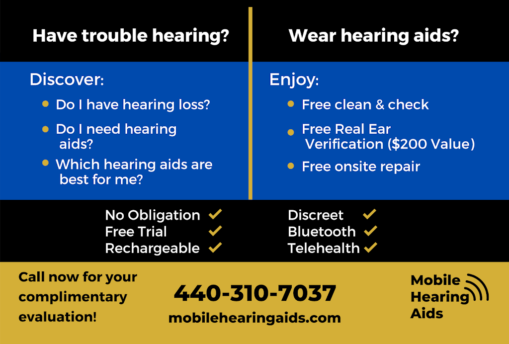 Mobile Hearing Aids | 977 Croghan Way, Copley, OH 44321, USA | Phone: (440) 310-7037