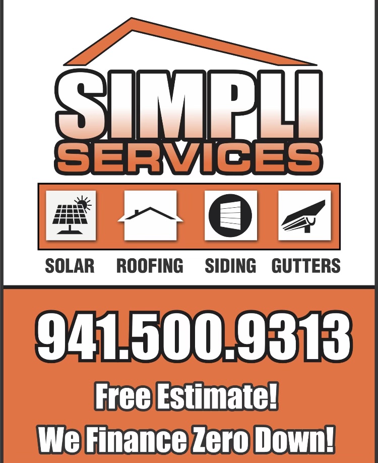 Simpli Roofing | 6504 67th St E, Palmetto, FL 34221, USA | Phone: (210) 409-0775