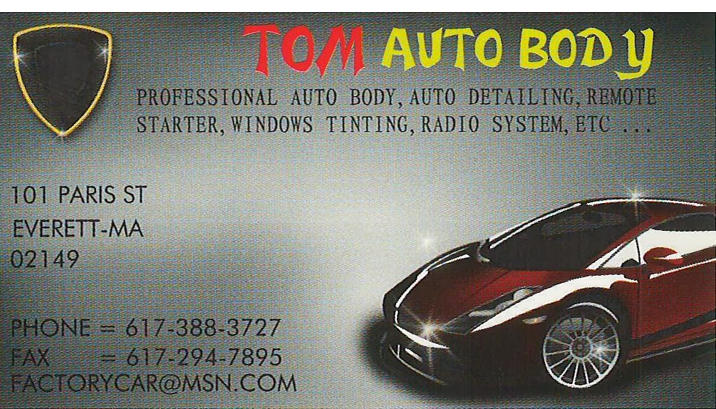 TOM AUTO BODY | 101 Paris St, Everett, MA 02149, USA | Phone: (617) 388-3727