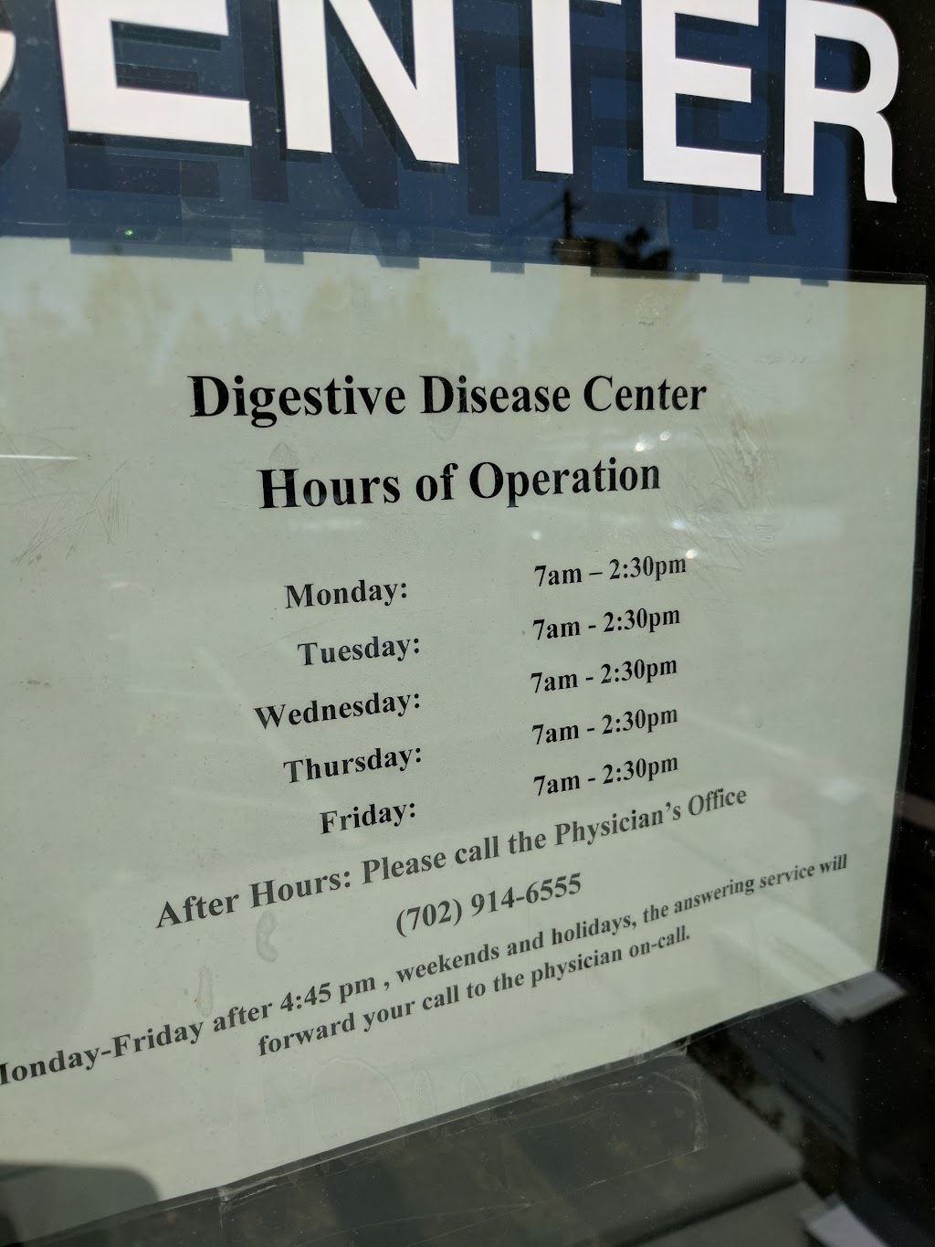 Digestive Disease Specialists | 1647 E Windmill Ln #100, Las Vegas, NV 89123 | Phone: (702) 914-6555