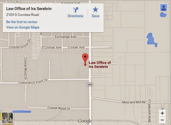 Law Office of Ira Serebrin | 2109 S Combee Rd, Lakeland, FL 33801, USA | Phone: (863) 666-1939