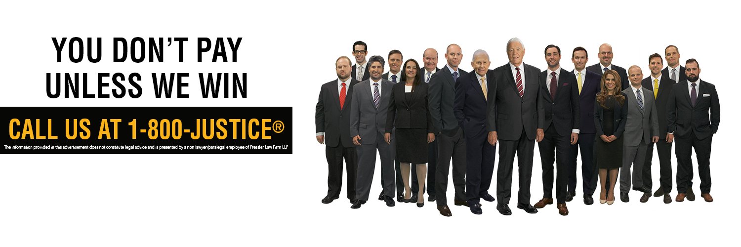 Preszler Injury Lawyers | 105 Consumers Dr, Whitby, ON L1N 1C4, Canada | Phone: (888) 379-4294