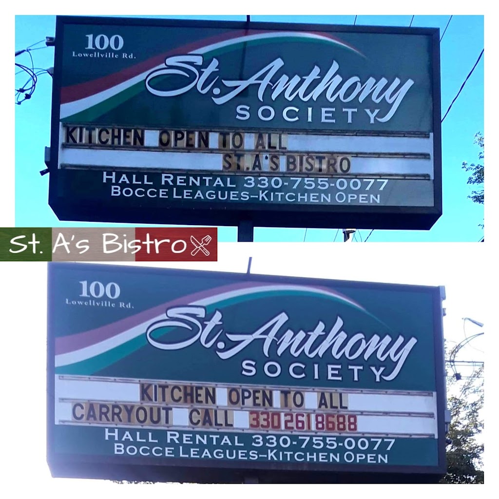 St As Bistro | 100 Lowellville Rd, Struthers, OH 44471, USA | Phone: (330) 261-8688