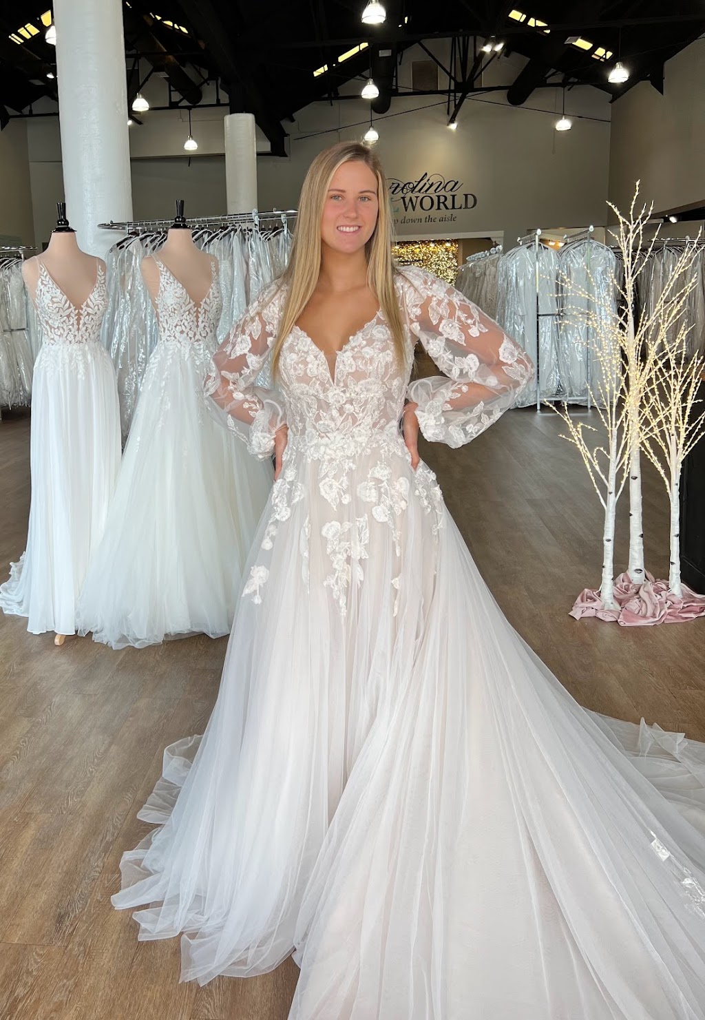 Carolina Bridal World | 2451 Eric Ln #104, Burlington, NC 27215, USA | Phone: (336) 290-7992