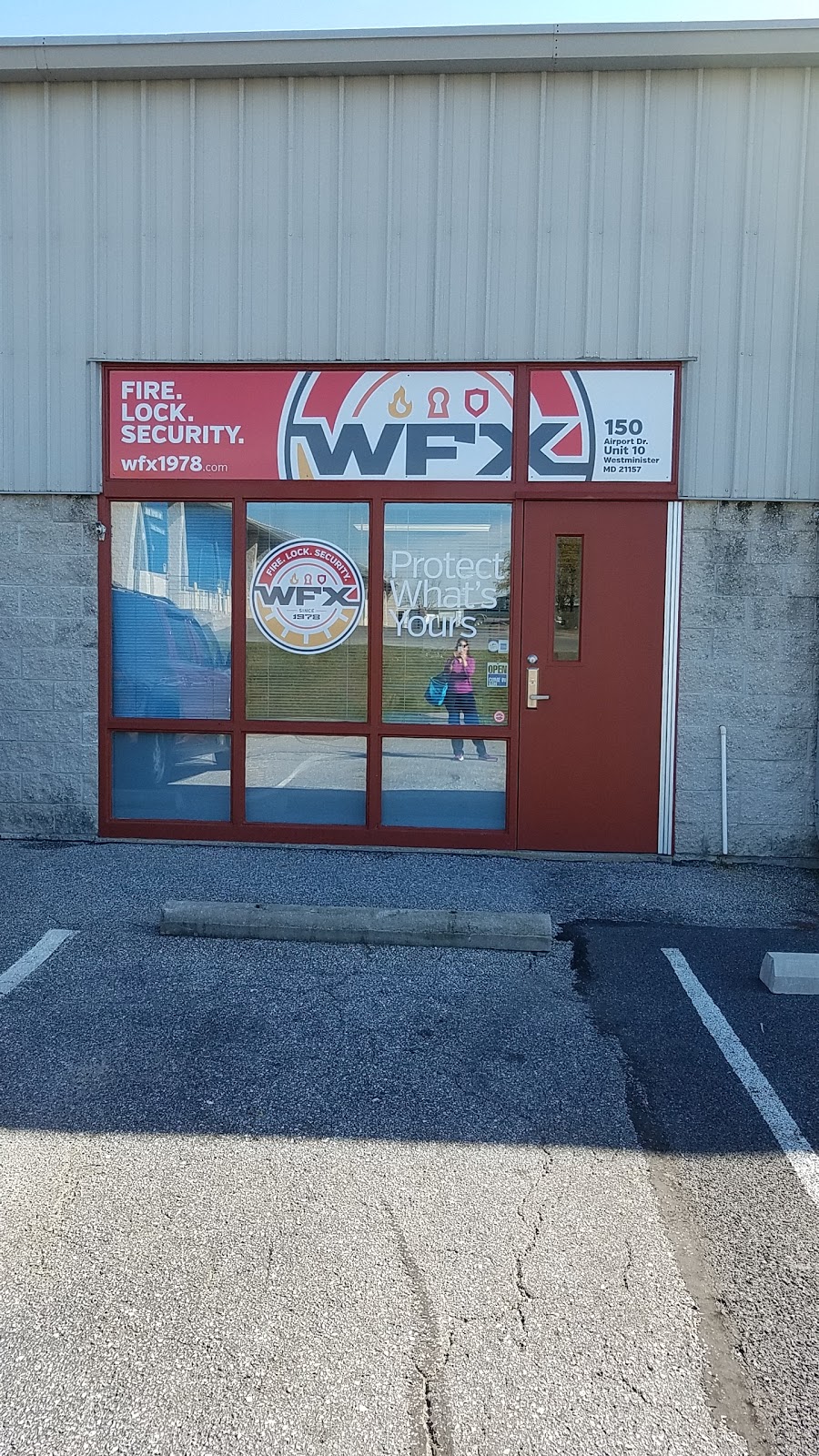 WFX Fire, Lock, Security Services | 150 Airport Dr #10, Westminster, MD 21157, USA | Phone: (410) 848-3044
