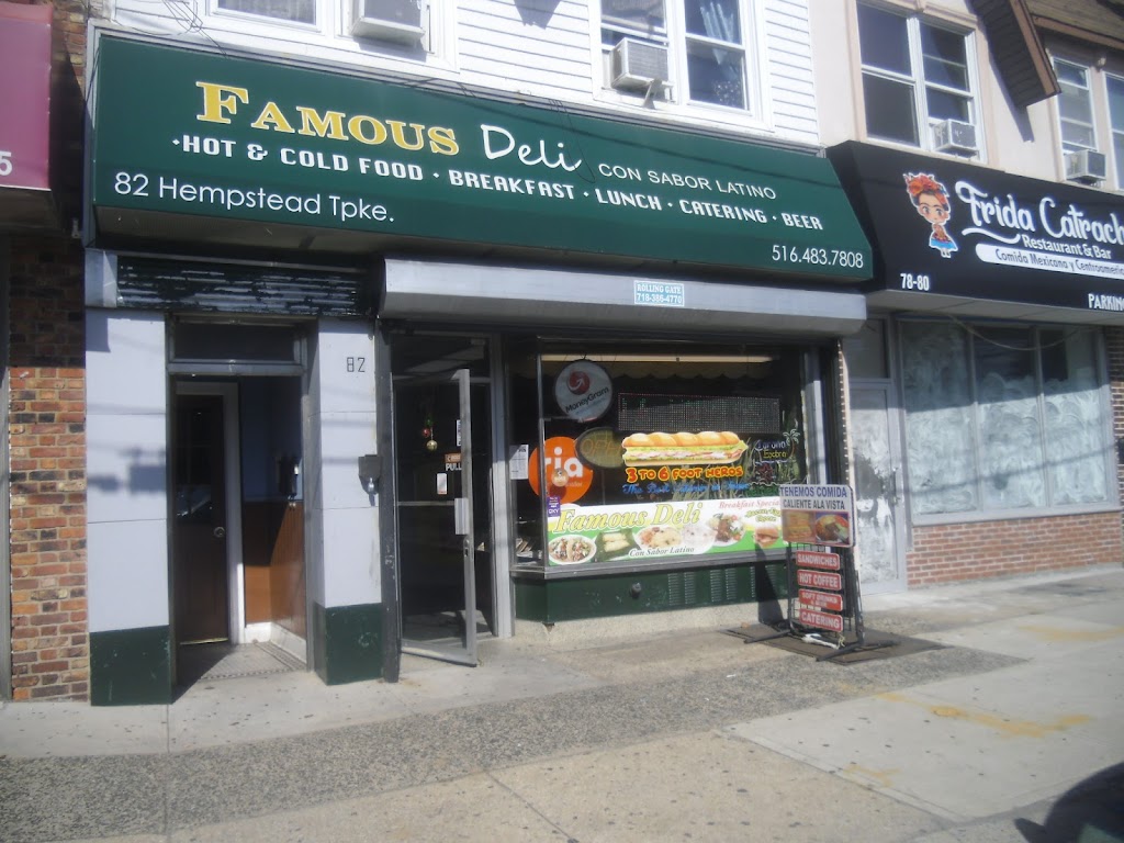 Famous Deli | 82 Hempstead Turnpike, West Hempstead, NY 11552, USA | Phone: (516) 483-7808