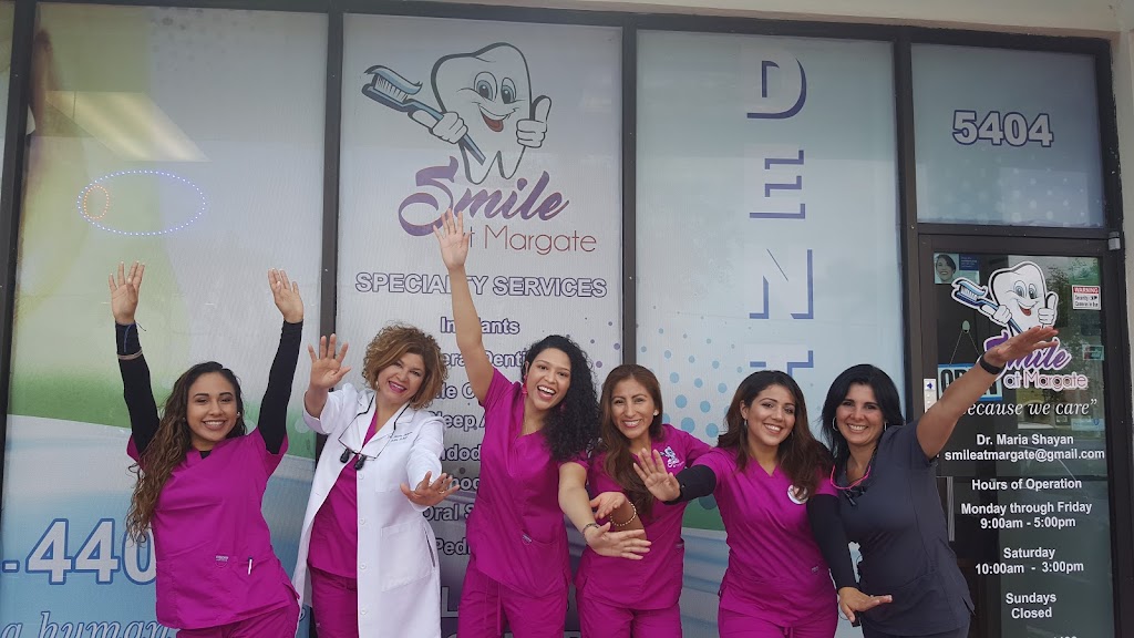 Shayan Maria M DDS | 5404 W Atlantic Blvd, Margate, FL 33063, USA | Phone: (954) 974-4400