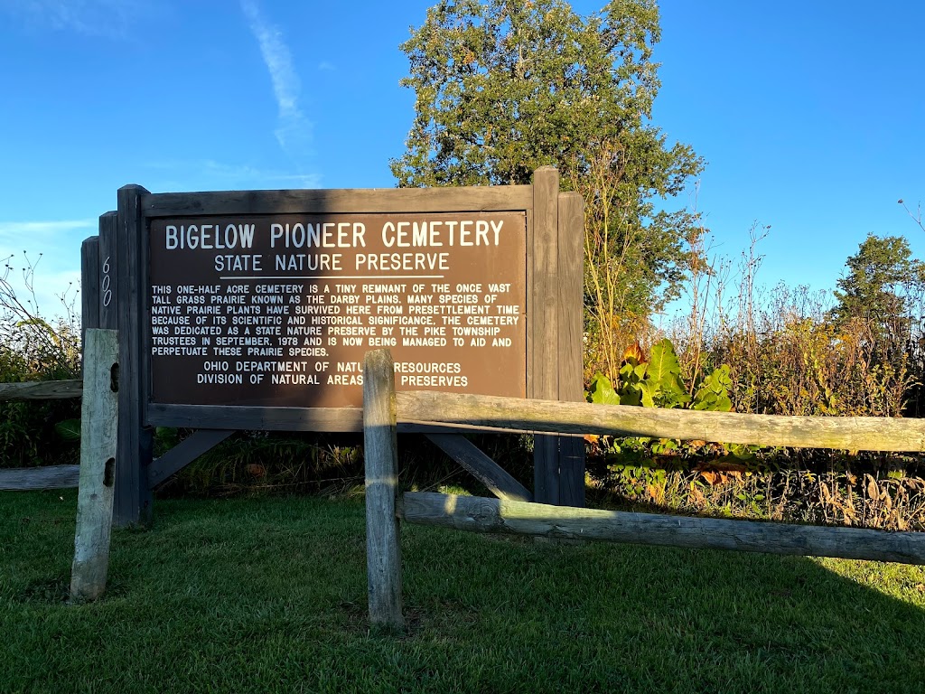 Bigelow Cemetery State Nature Preserve | 600 Rosedale Rd, Irwin, OH 43029, USA | Phone: (614) 265-6561