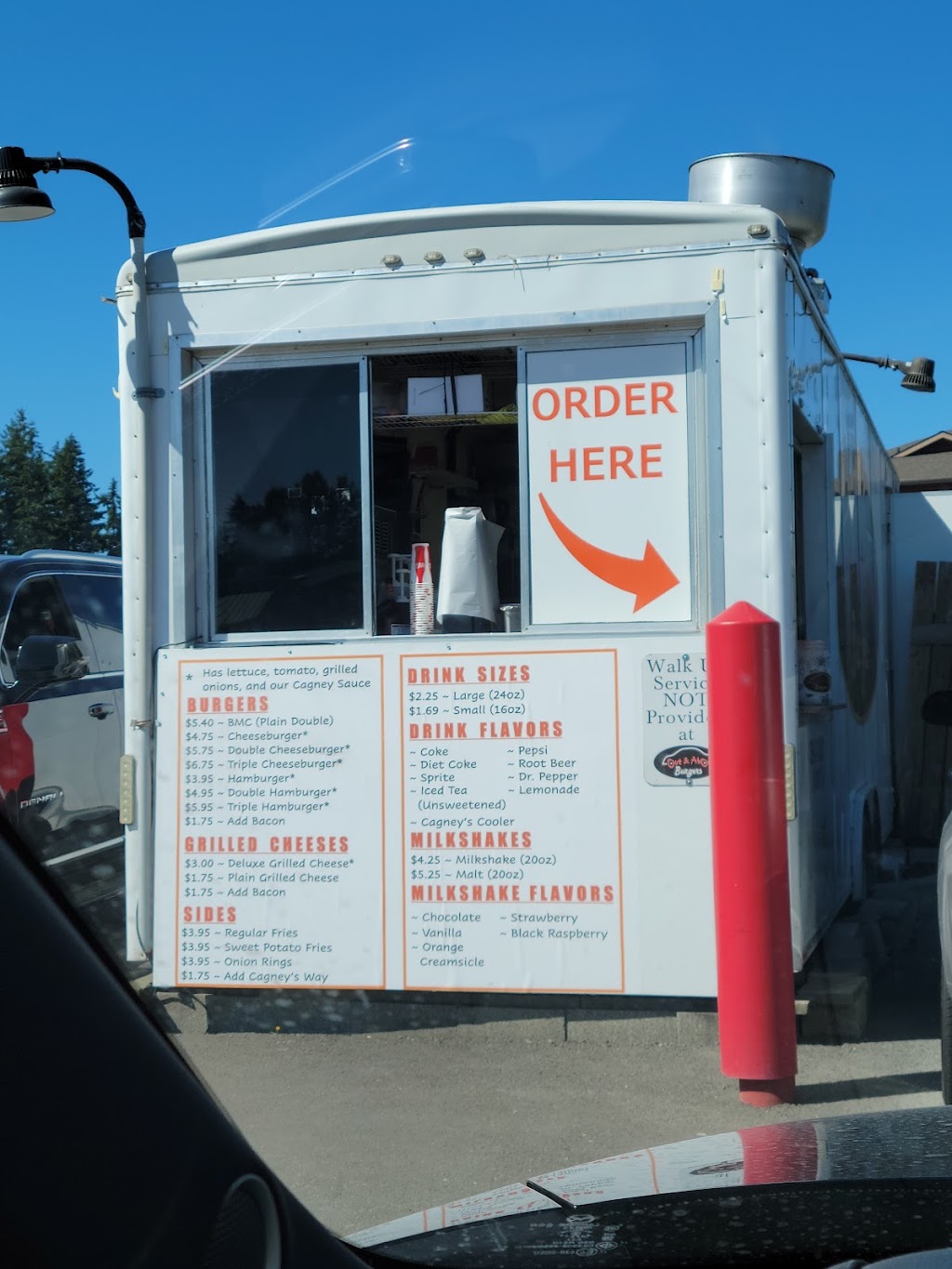 Out & About Burgers | 14214 Meridian Ave E, Puyallup, WA 98373, USA | Phone: (253) 905-9830