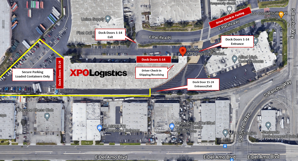 Whitecrow, Inc dba XPO Logistics Global Forwarding - LAX | 2366 E Pacifica Pl, Rancho Dominguez, CA 90220, USA | Phone: (310) 208-7117