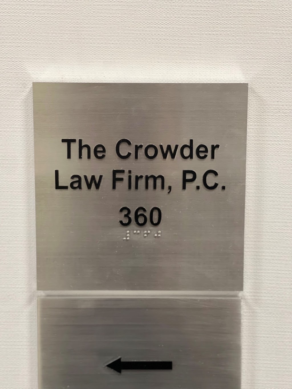 The Crowder Law Firm, P.C. | 7950 Legacy Dr Suite 360, Plano, TX 75024 | Phone: (214) 303-9600