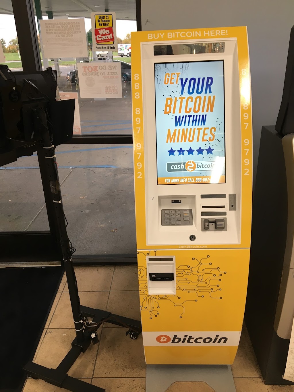 Cash2Bitcoin Bitcoin ATM | 5511 W Michigan Ave, Ypsilanti, MI 48197, USA | Phone: (888) 897-9792