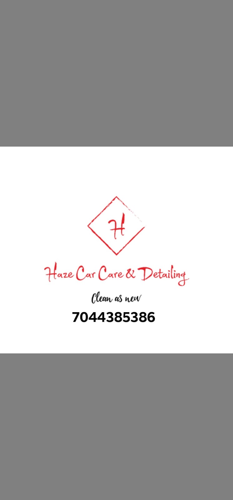 Haze mobile car care and detailing | 1600 W Main St, Locust, NC 28097, USA | Phone: (704) 438-5386