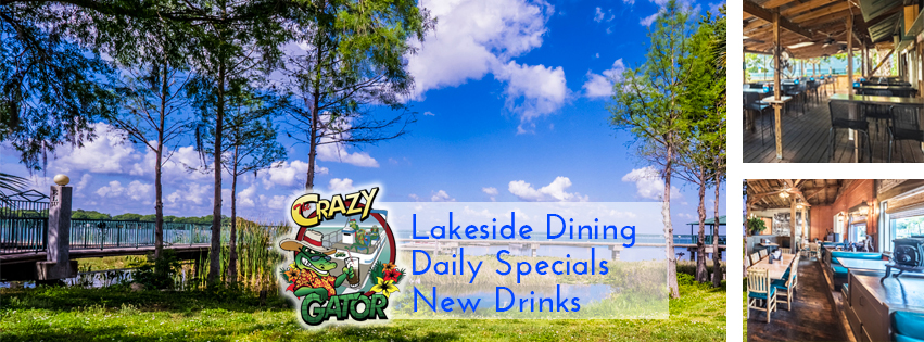 The Crazy Gator | 402 N Bay St, Eustis, FL 32726, USA | Phone: (352) 589-5885