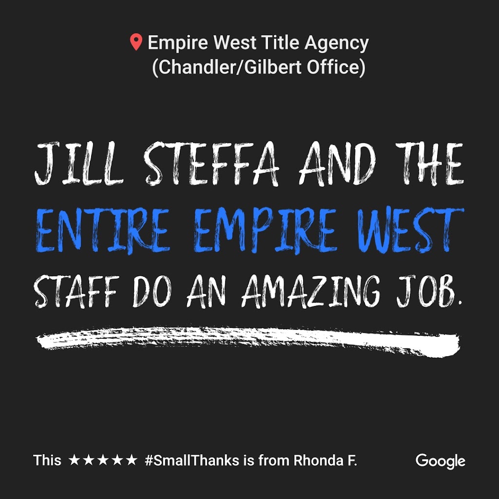 Empire Title Agency (Chandler/Gilbert Office) | 225 E Germann Rd Suite #170, Gilbert, AZ 85297 | Phone: (480) 807-1222
