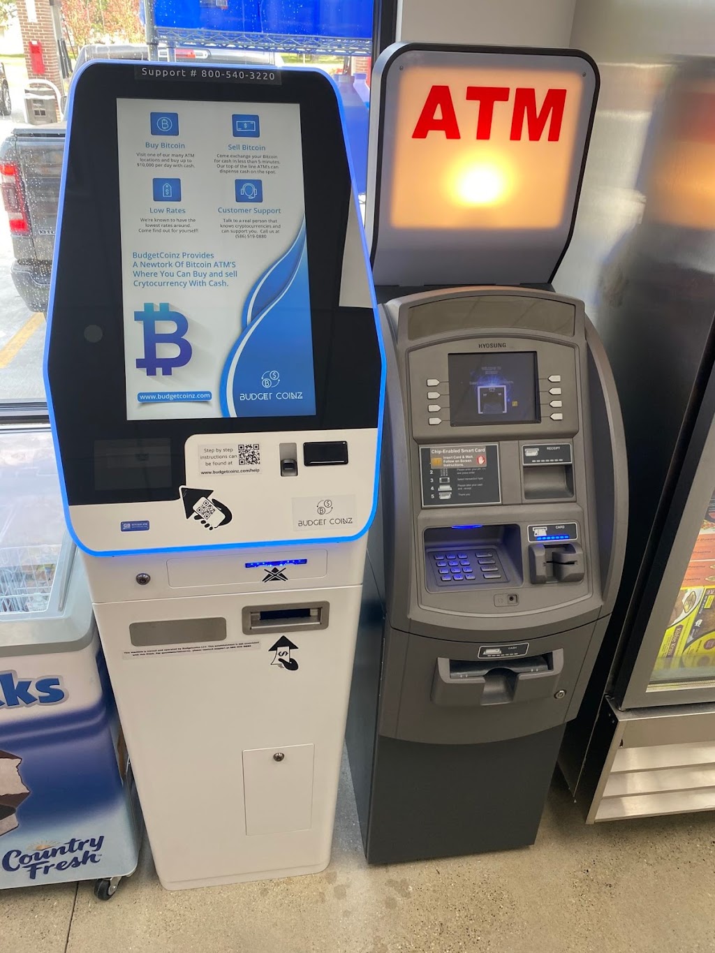 BudgetCoinz Bitcoin ATM | 45471 Ryan Rd, Shelby Township, MI 48317, USA | Phone: (800) 540-3220