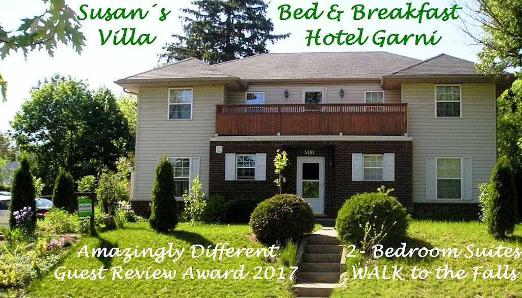 Susans Villa Bed & Breakfast Hotel | 5481 Ontario Ave, Niagara Falls, ON L2E 3S4, Canada | Phone: (289) 296-9402