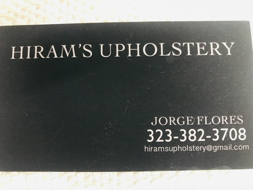 Hiram’s upholstery | 2610 W Jefferson Blvd, Los Angeles, CA 90018, USA | Phone: (323) 382-3708