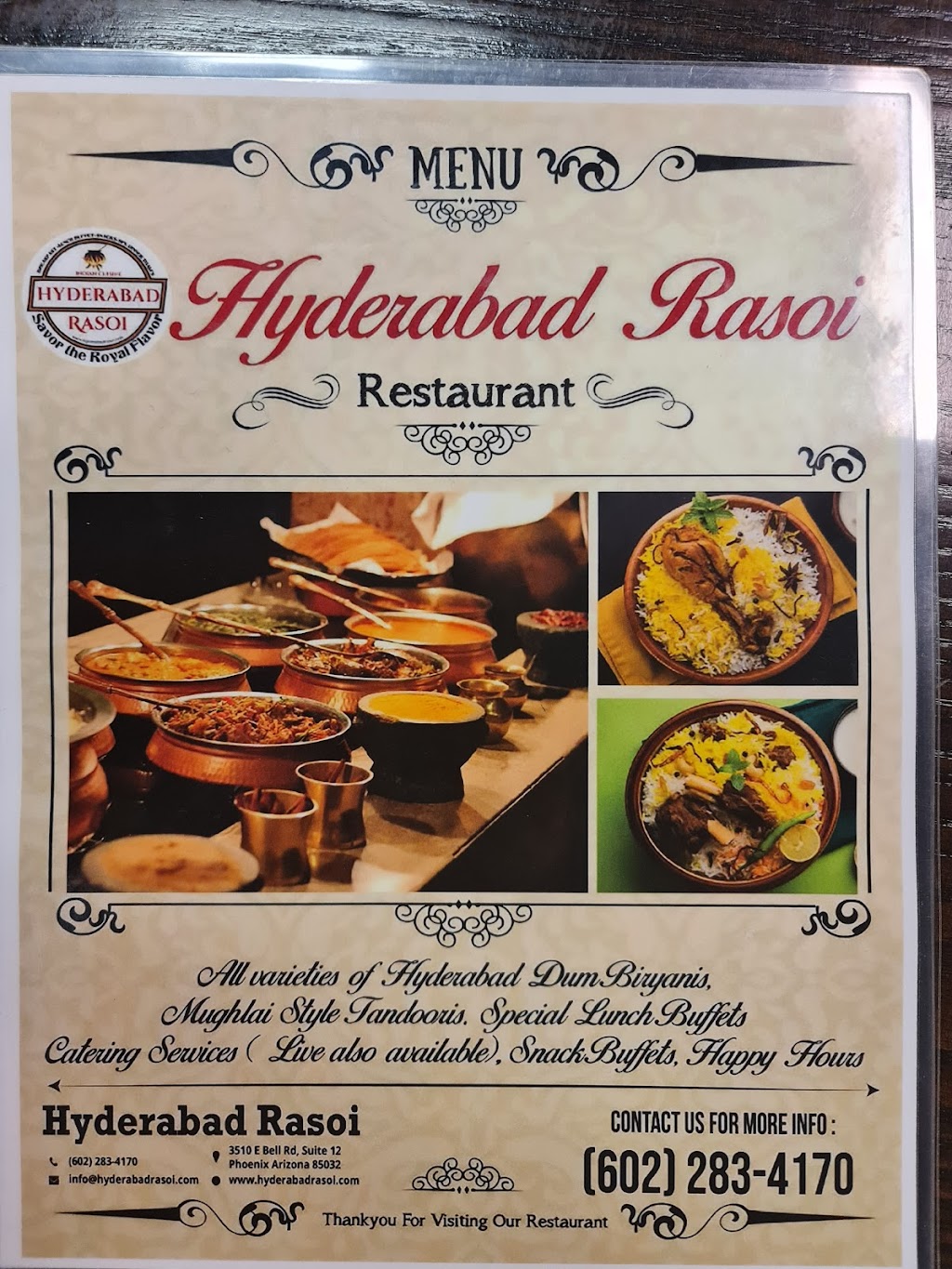 Hyderabad Rasoi | 3510 E Bell Rd Suite 12, Phoenix, AZ 85032, USA | Phone: (602) 283-4170 Hyderabad Rasoi | 3510 E Bell Rd Suite 12, Phoenix, AZ 85032, USA | Phone: (602) 283-4170