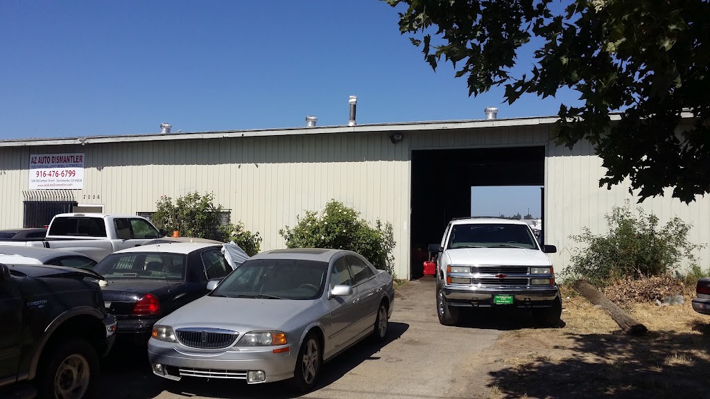 AZ Auto Dismantler & AUTO REPAIR | 7006 McComber St, Sacramento, CA 95828, USA | Phone: (916) 476-6799