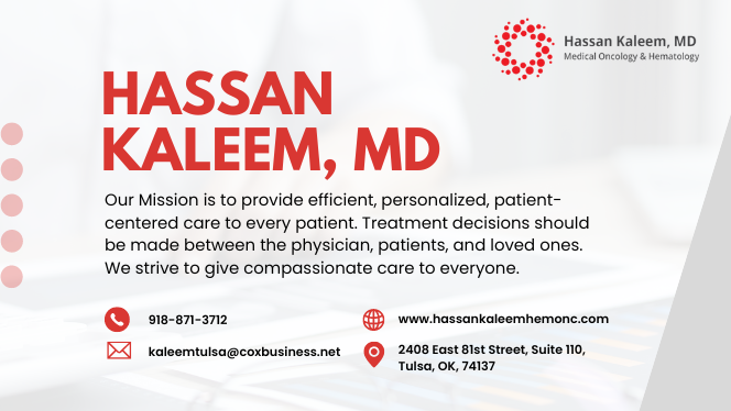 Hassan Kaleem, MD | 2408 E 81st St 110 Suite 110, Tulsa, OK 74137, USA | Phone: (918) 871-3712