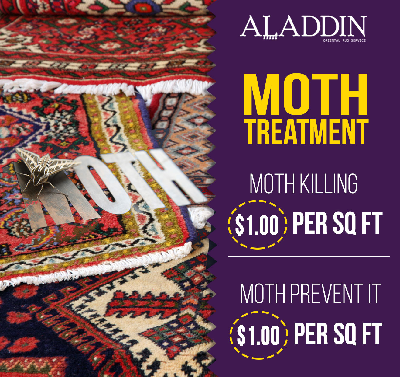 Aladdin Oriental Rug Services | 335 New Rd Unit 7, Monmouth Junction, NJ 08852, United States | Phone: (732) 646-7030