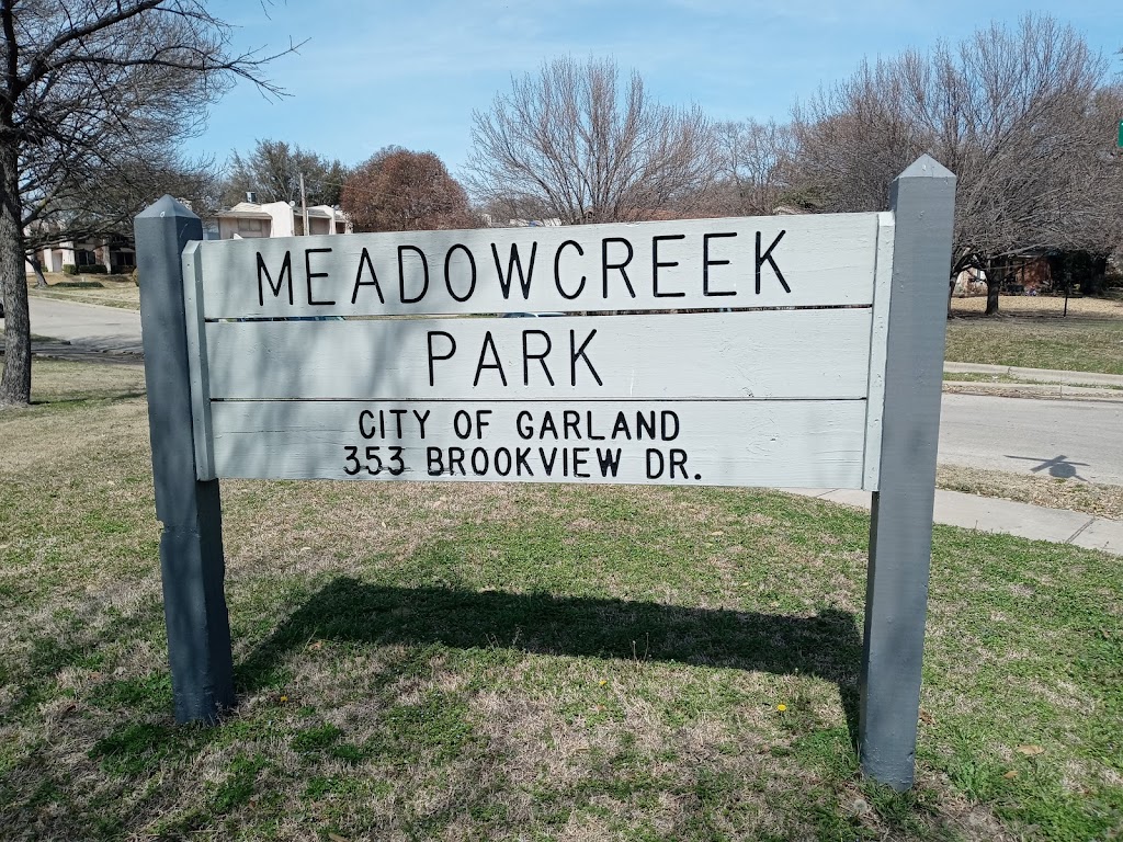 Meadowcreek Branch Park | 353 Brookview Dr, Garland, TX 75043, USA | Phone: (972) 205-2750
