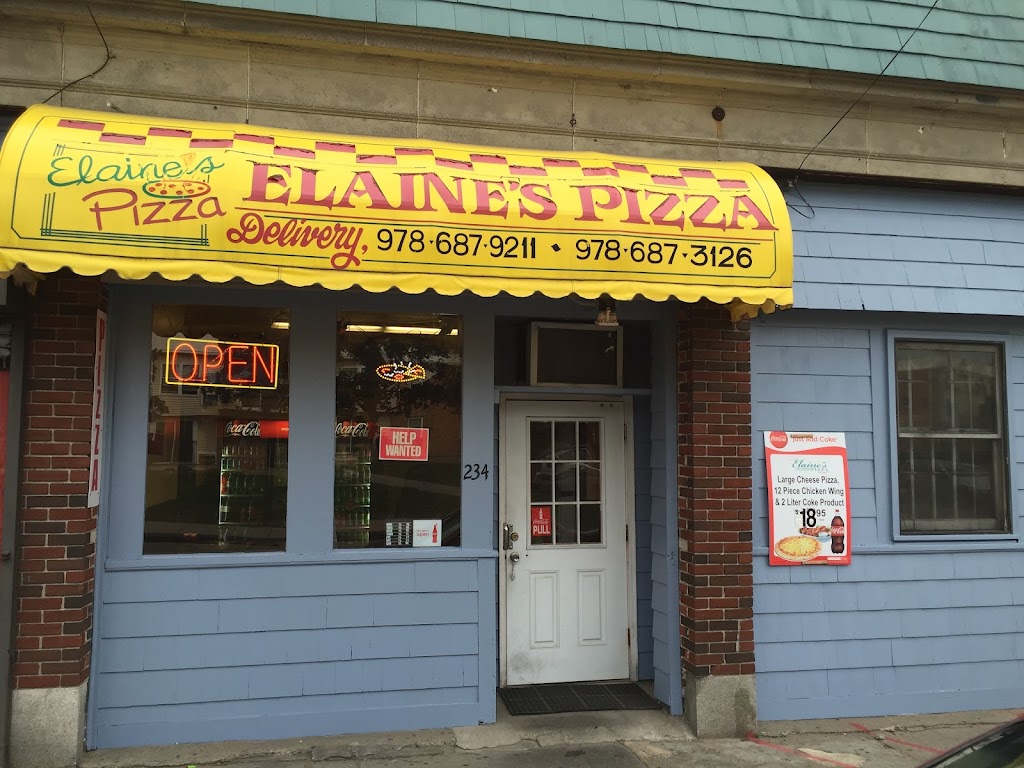 Elaines Pizza | 234 Hampshire St, Lawrence, MA 01841, USA | Phone: (978) 687-9211