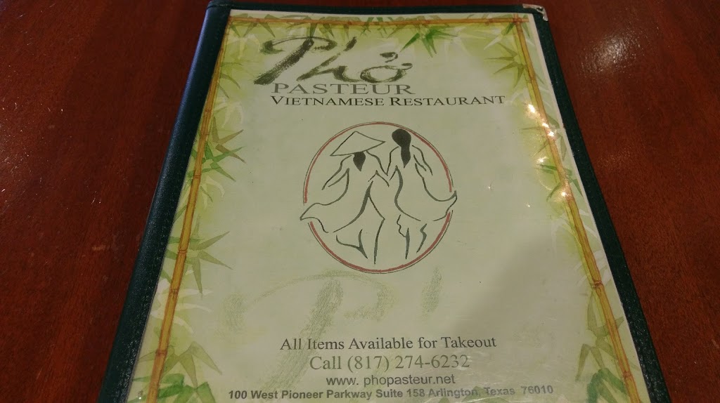 Phở Pasteur Restaurant | 100 W Pioneer Pkwy #158, Arlington, TX 76010, USA | Phone: (817) 274-6232