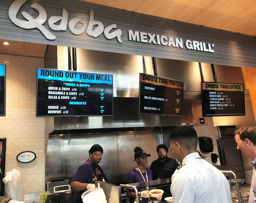 QDOBA Mexican Eats | 2565 World Gateway Pl Airport-Dtw Mcnamara Terminal, Detroit, MI 48242, USA | Phone: (734) 941-3480